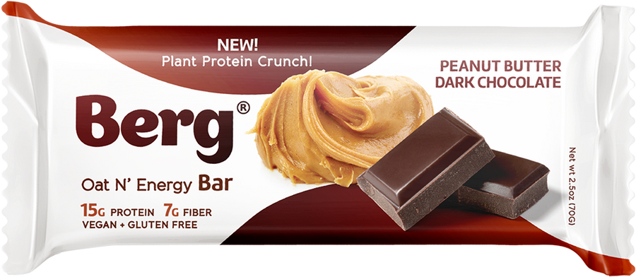 Berg Bites - 2.5oz Peanut Butter Dark Chocolate Energy Bar