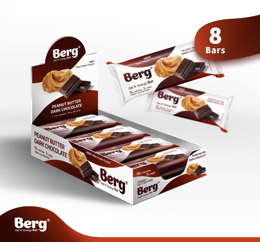 Berg Bites - 2.5oz Peanut Butter Dark Chocolate Energy Bar