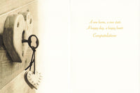 Greeting Card - Photo of key in heart shaped lock
