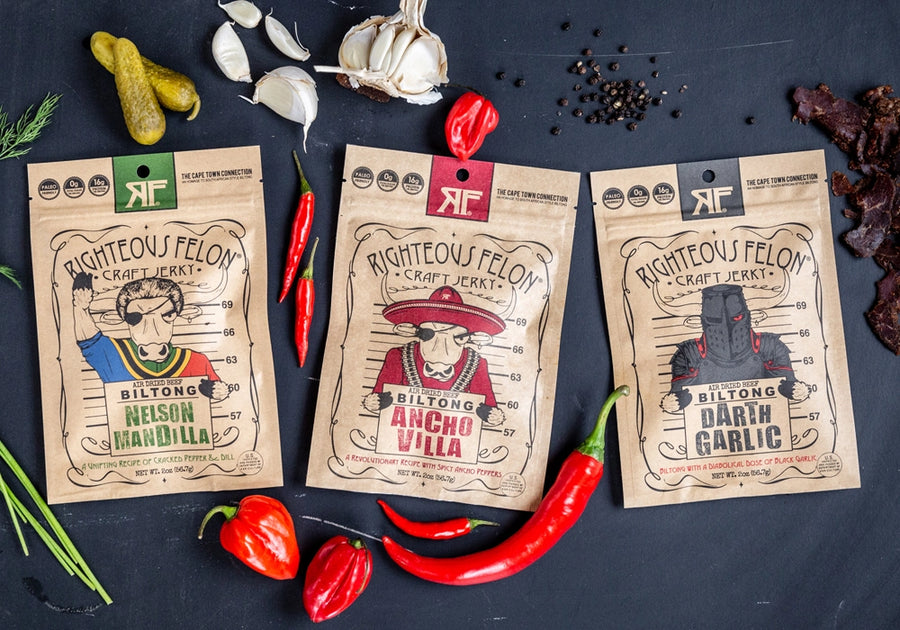 Darth Garlic Biltong (Air Dried Beef) 2 oz
