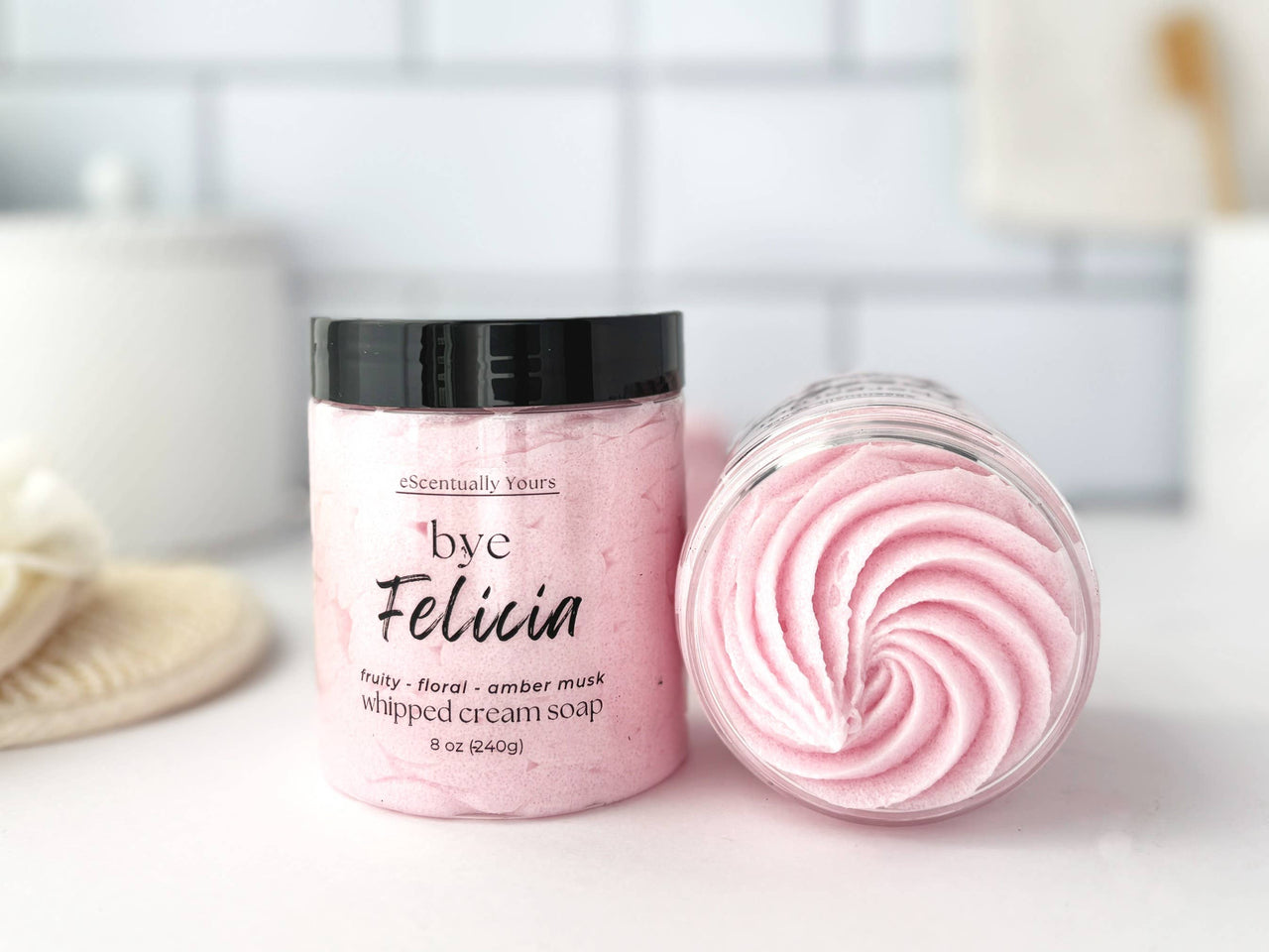 "Bye Felicia" - Bergamot & Rosebud Foaming Sugar Scrub- eScentually Yours
