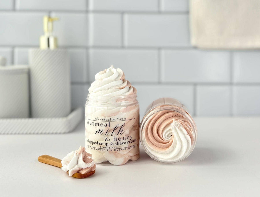 eScentually Yours - Oatmeal Milk & Honey Whipped Soap & Foaming Sugar Scrub: Foaming Body Scrub / 2
