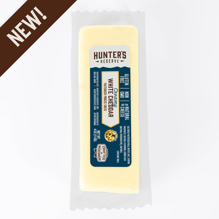 Creamy White Cheddar 4oz Cheese Bar - Hunter's Reserve