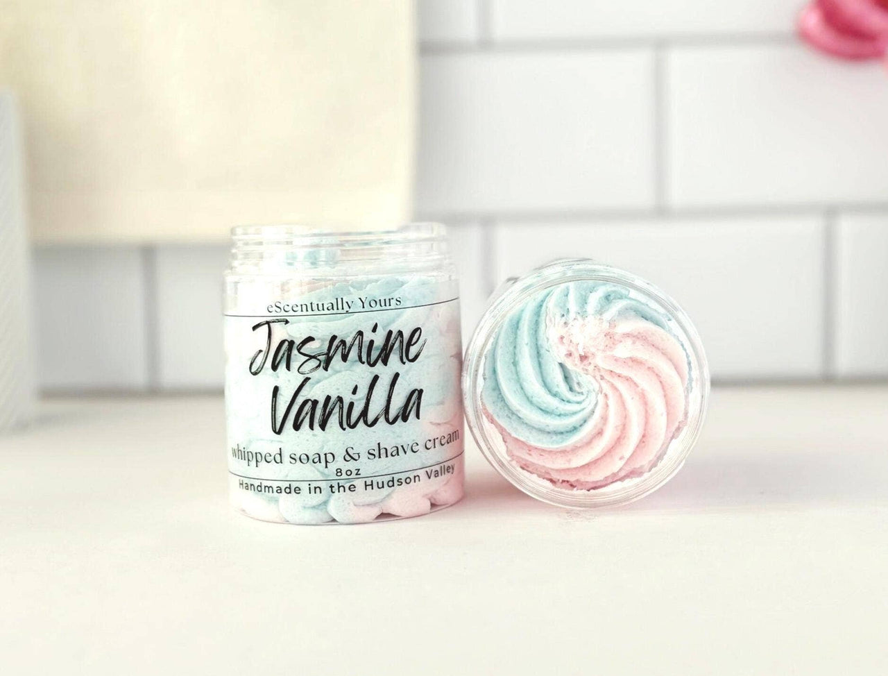 Jasmine Vanilla Whipped Soap & Shave Cream - eScentually Yours