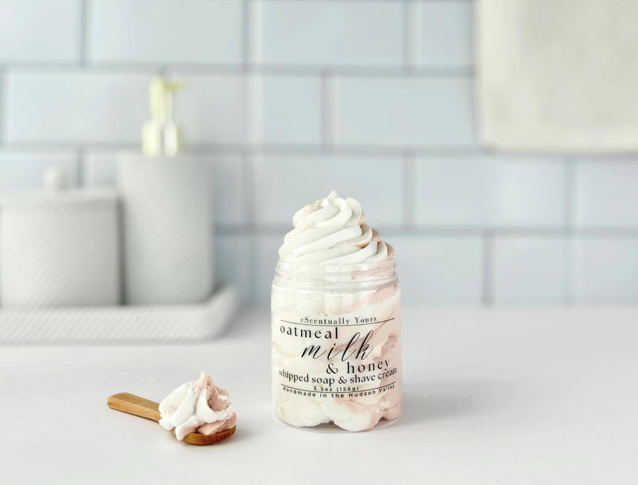 eScentually Yours - Oatmeal Milk & Honey Whipped Soap & Foaming Sugar Scrub: Foaming Body Scrub / 2