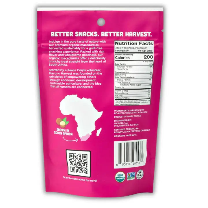 Organic Macadamia Roasted Nuts