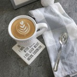 Dessous de verre - Avant le café