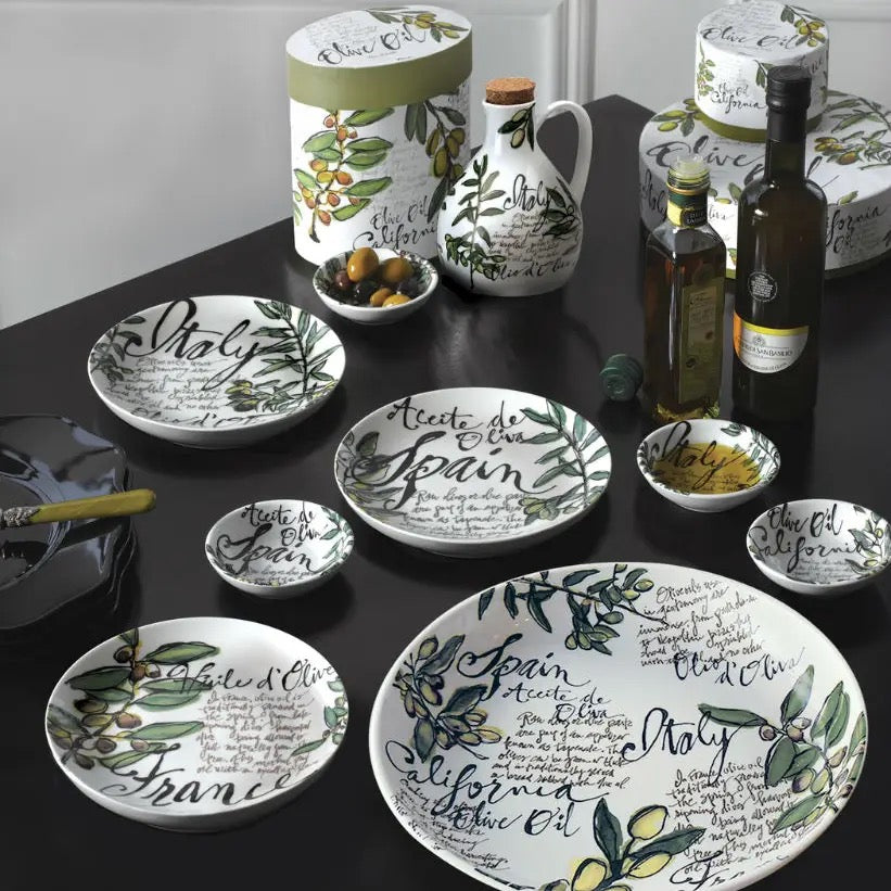 Italian Porcelin Olive Oil Cruet - Rosanna Cruet