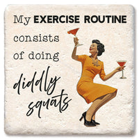 Drink Coaster - My exercise routine