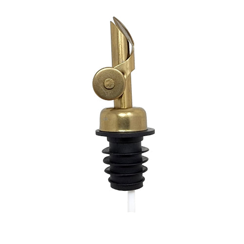 Pour Spout - Self-Closing - Gold Aluminum