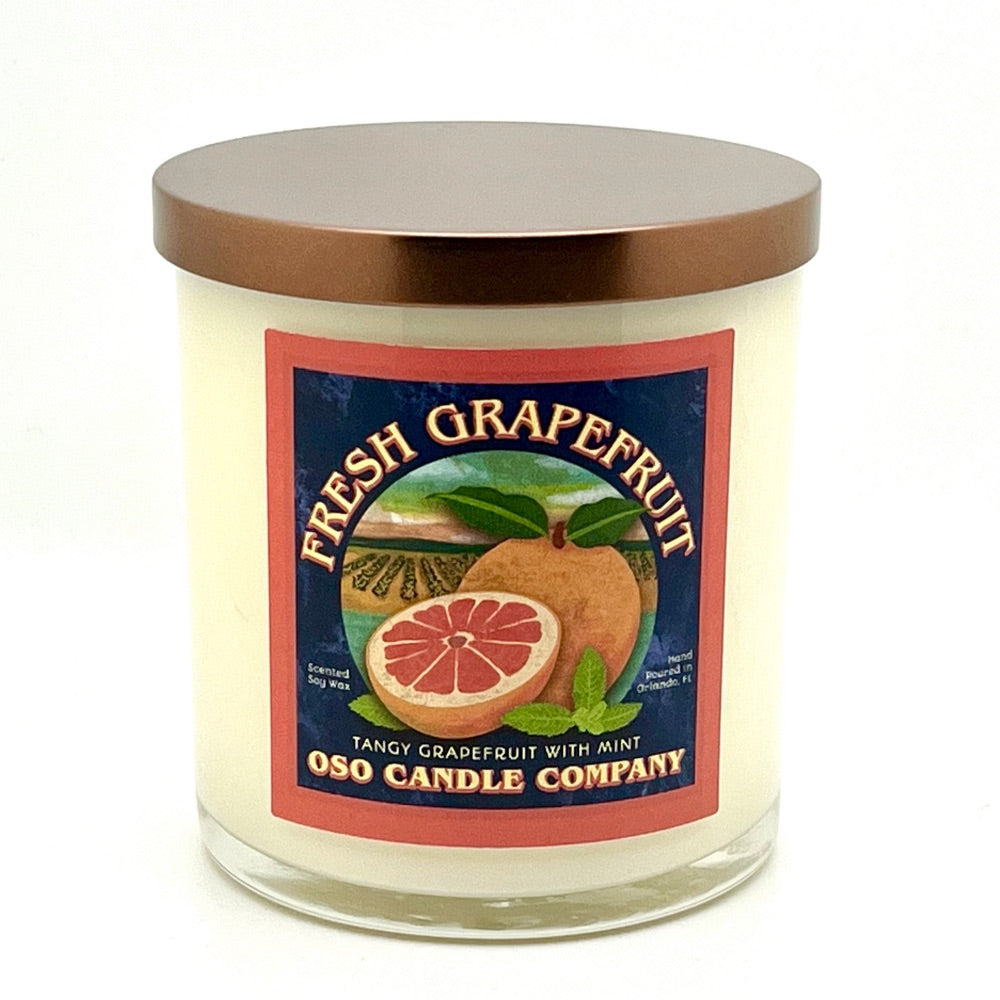 Candle: Fresh Grapefruit- Oso Candles