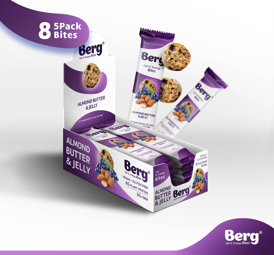 Berg Bites - 1.5oz Almond Butter and Jelly Energy Bites