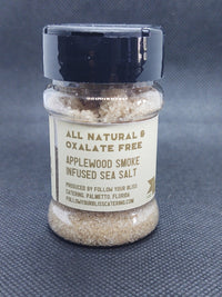 Sel de mer infusé au bois de pommier Smoke on the Water 1 oz