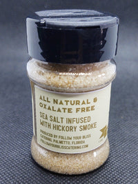 Sel de mer infusé de fumée sur l'eau 1 oz
