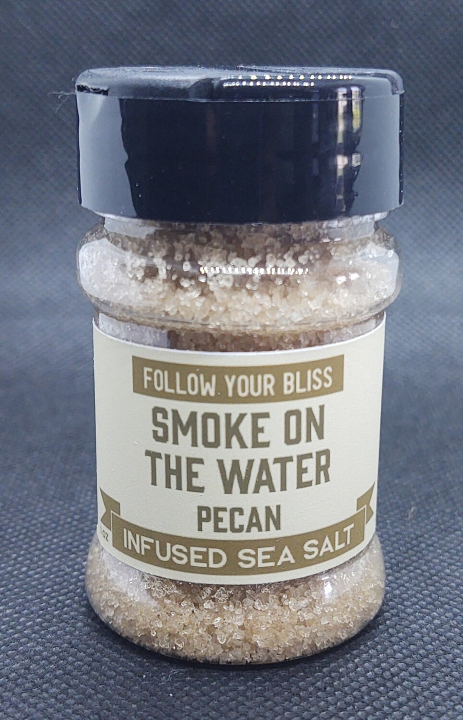 Smoke on the Water Pecan Infused Sea Salt 1 oz