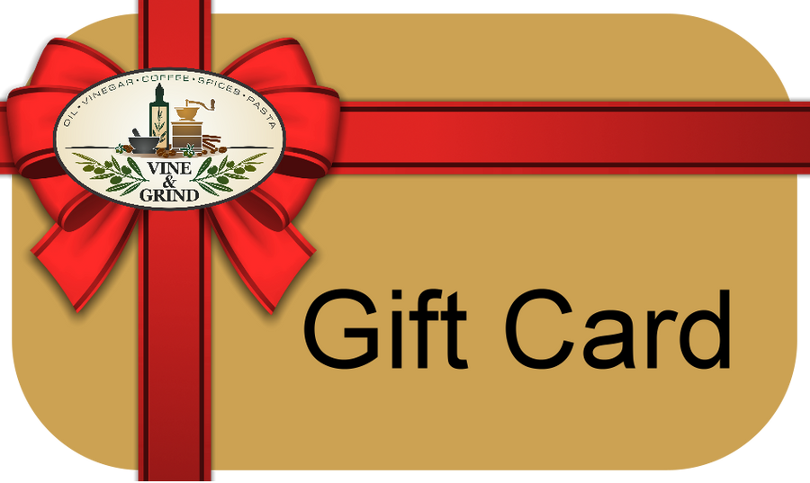 Carte cadeau Vine and Grind de 25 $