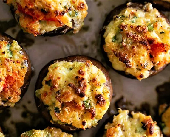 CRAB STUFFED MUSHROOMS