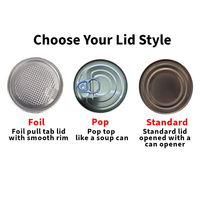 Canned Gifts - Canned Baby Clownfish | Stuffed Mini Fish Plush w/Jokes: Regular Lid