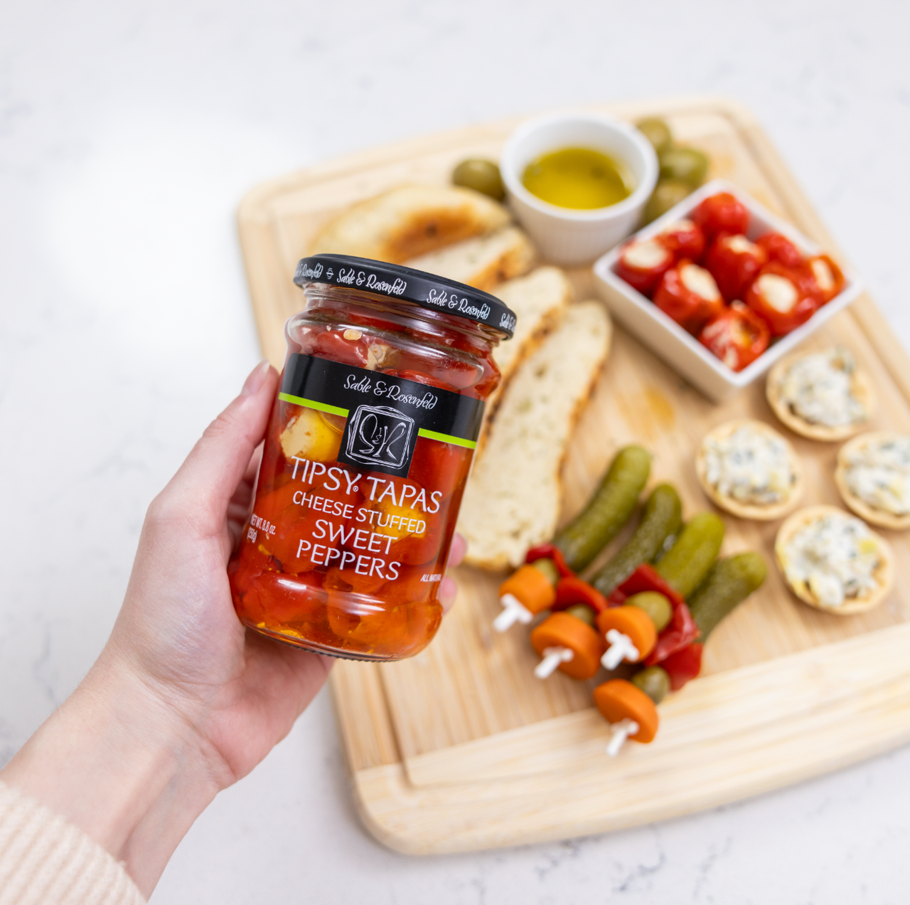 Sable and Rosenfeld est.1970 - Sable & Rosenfeld Tipsy Tapas-Sweet Peppers 8.8oz / 6