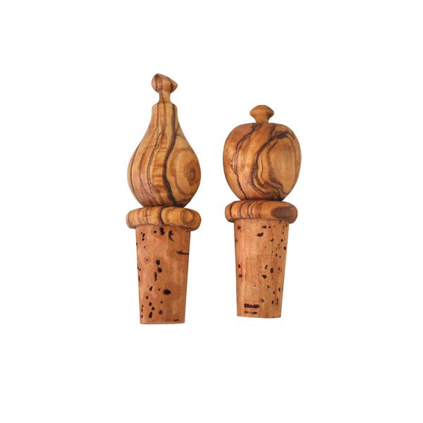 Naturally Med Inc. - Olive Wood Bottle Stopper - Assorted