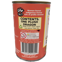 Canned Dragon Stuffed Animal Plush w/Jokes