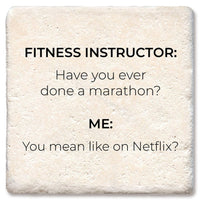 Drink Coaster - Fitness instructor have you