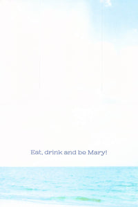 Greeting Card - Woman wearing hat and sunglasses