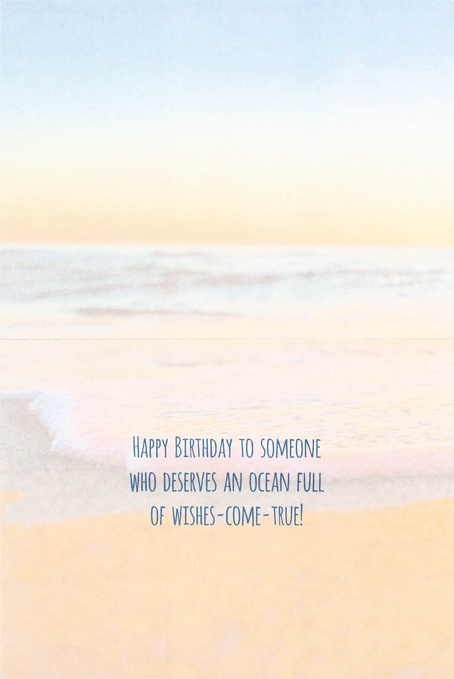 Greeting Card - Starfish upright on beach at sunset