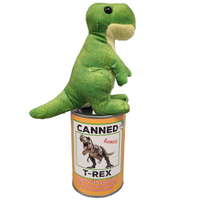Canned Gifts - Rumble the Canned T-Rex Dinosaur Plush w/Funny Jokes: Pop Top Lid