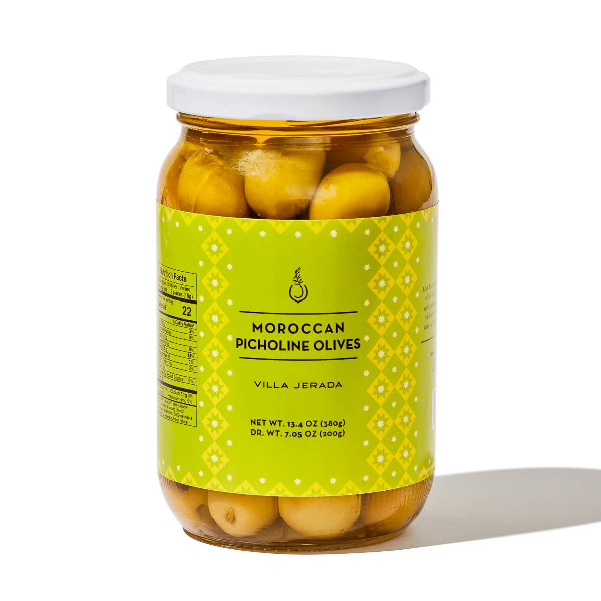 Villa Jerada - Moroccan Picholine Olives - 7oz