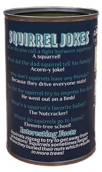 Canned Gifts - Canned Squirrel | Stuffed Animal Plush | Funny Jokes: Regular Lid