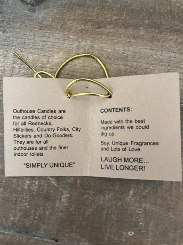 Fairhope Favorites, Inc. - 3 Mini Outhouse Candles Gift Pack