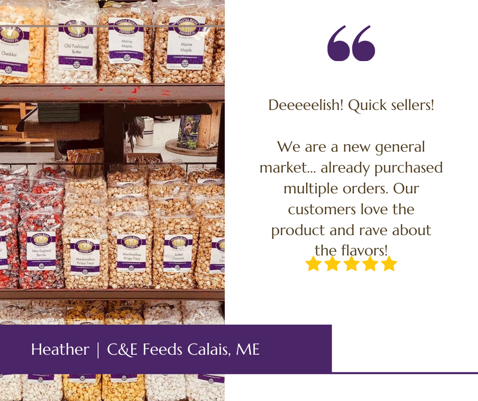 Popcorn - Salt & Vinegar (Savory) - Coastal Maine Popcorn