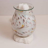 River Glass Wax Melter - Multicolored