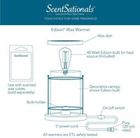 Wax Warmer - Marcone Edison Fragrance and Wax Warmer