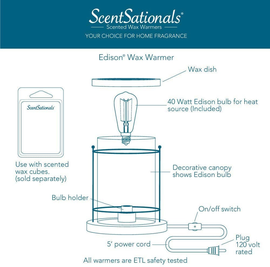 Wax Warmer - Marcone Edison Fragrance and Wax Warmer