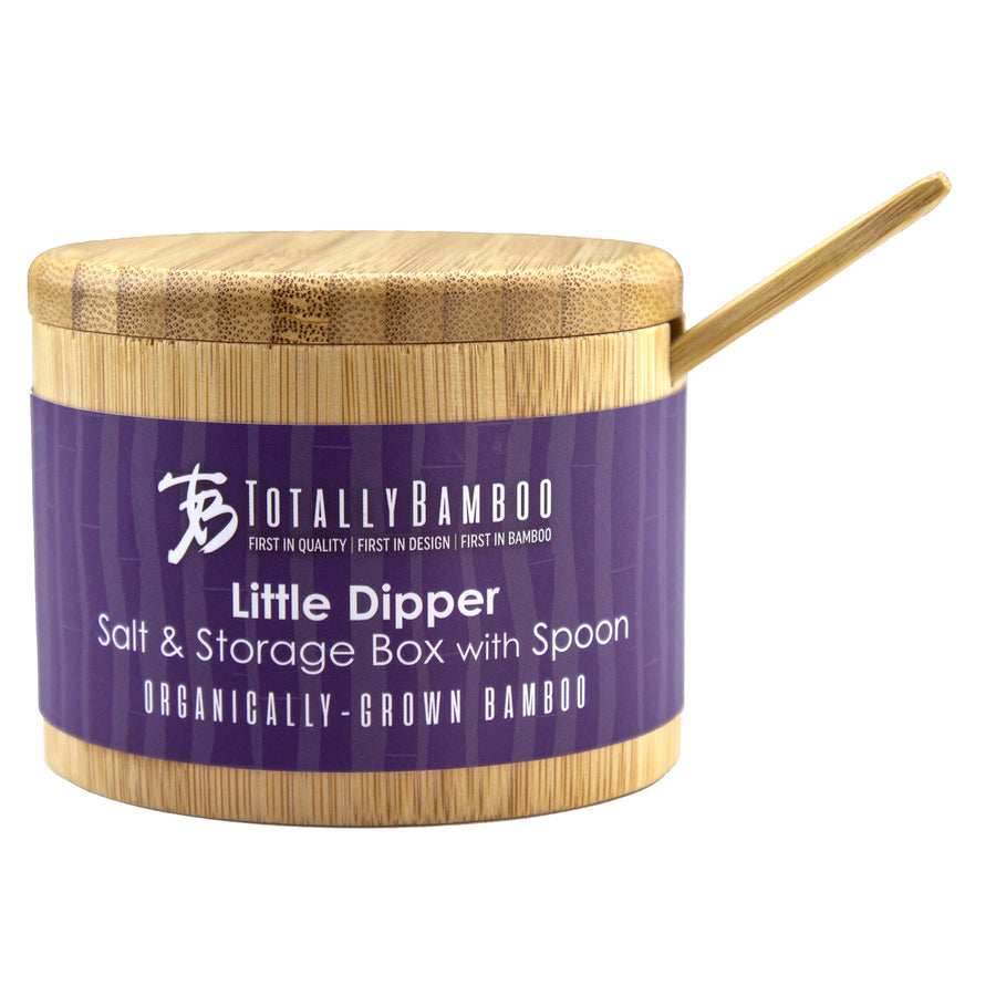 Totally Bamboo - Little Dipper Bamboo Salt Box with Spoon