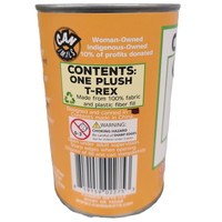 Canned Gifts - Rumble the Canned T-Rex Dinosaur Plush w/Funny Jokes: Pop Top Lid