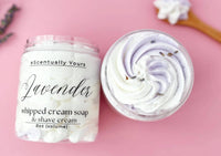 Lavender Foaming Sugar Scrub or Whipped Soap: Foaming Body Scrub - eScentually Yours