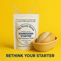 My Rustic Roots - Organic, Non-GMO Sourdough Starter | Freeze Dried |  12gm