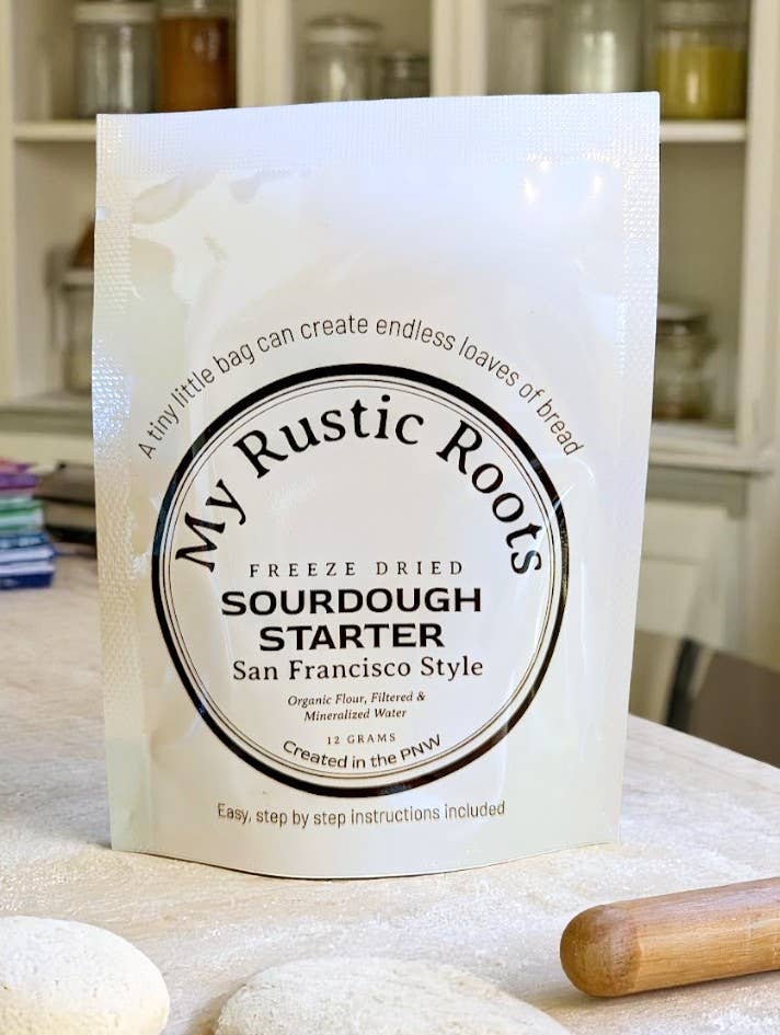My Rustic Roots - Organic, Non-GMO Sourdough Starter | Freeze Dried |  12gm