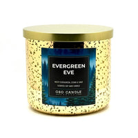 Oso Candle Company - Evergreen Eve | Scented Soy Wax Candle: 8.5 oz Glass Jar / Metal Lid