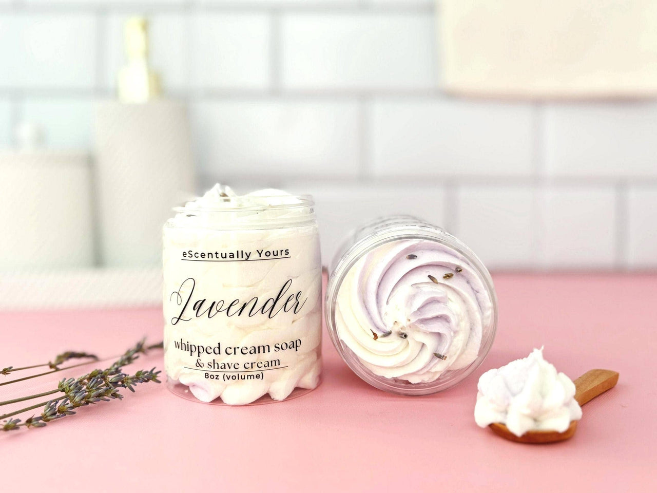 Lavender Foaming Sugar Scrub or Whipped Soap: Foaming Body Scrub - eScentually Yours