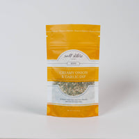 Salt Sisters - Dip Seasoning Mix - Creamy Onion & Garlic - Packaged Weights: 2 oz