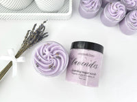 Lavender Foaming Sugar Scrub or Whipped Soap: Foaming Body Scrub - eScentually Yours