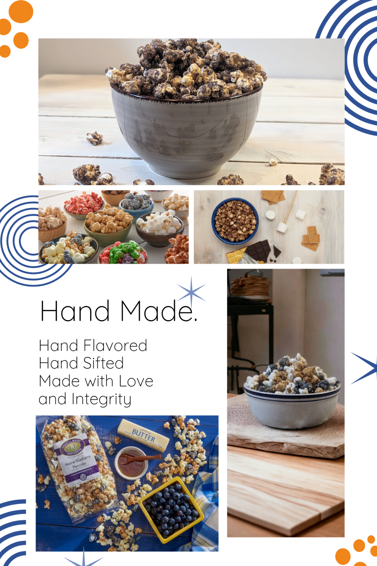 Popcorn - Blueberries & Cream - Coastal Maine Popcorn