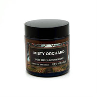 Oso Candle Company - Misty Orchard | Scented Soy Wax Candle: 8.5 oz Glass Jar / Metal Lid
