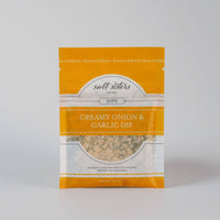 Salt Sisters - Dip Seasoning Mix - Creamy Onion & Garlic - Packaged Weights: 2 oz