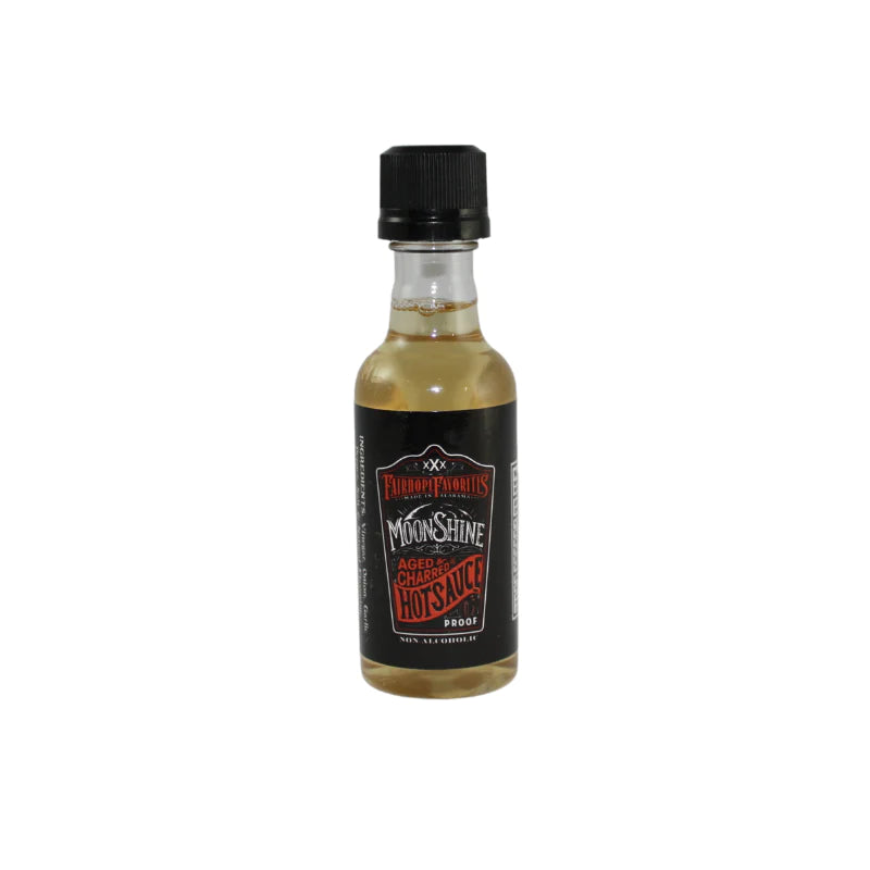 Aged and Charred Moonshine Hot Sauce