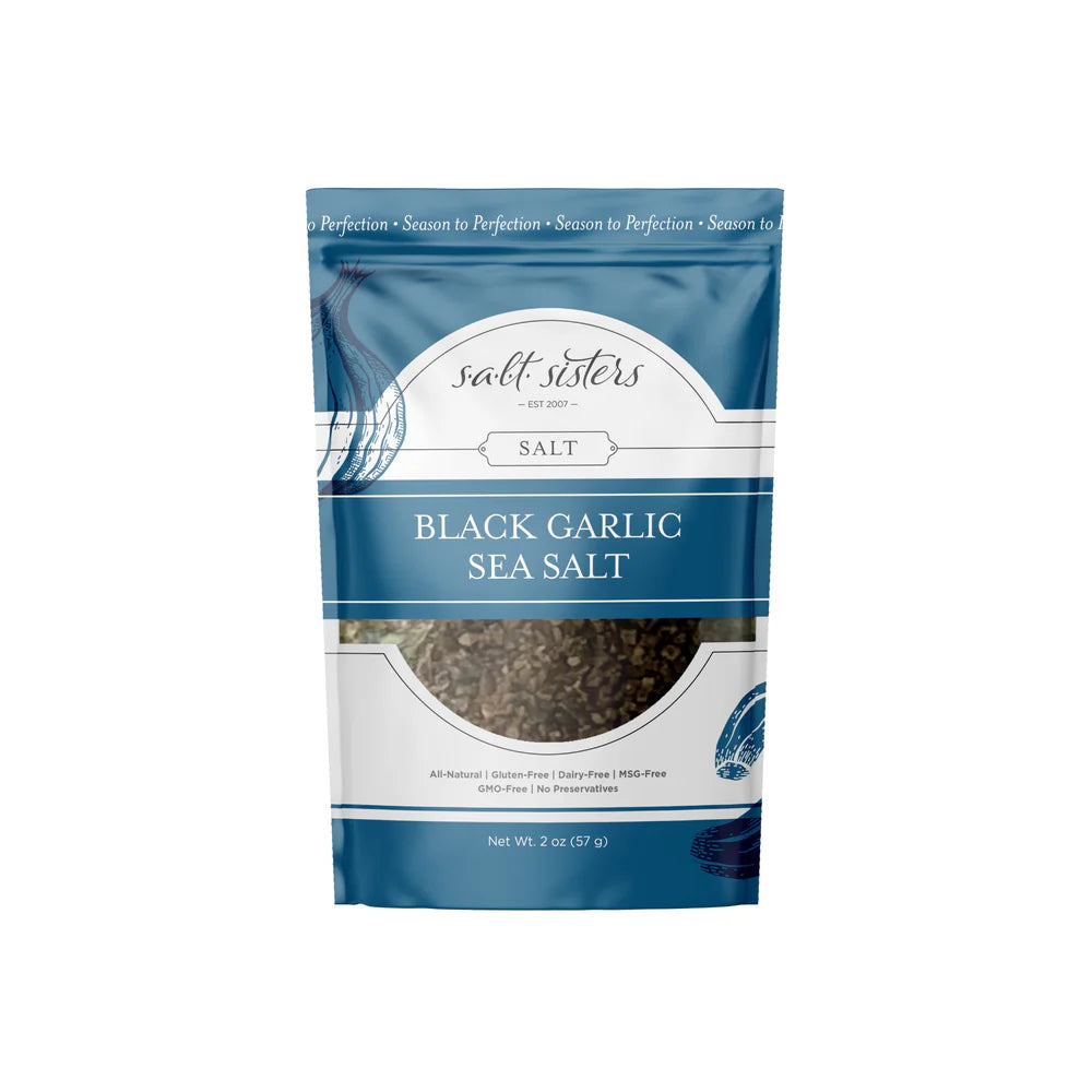 Black Garlic Sea Salt - 2 oz